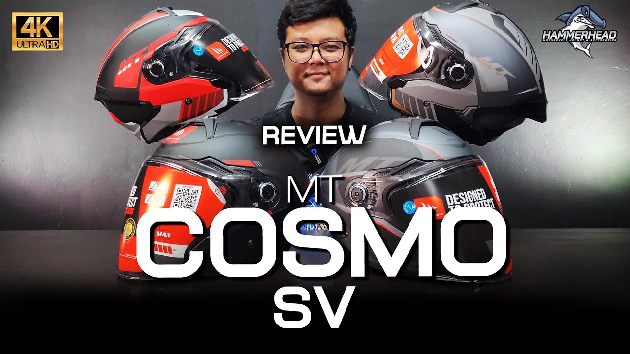 รีวิว MT Cosmo Sv หมวก ทรง Jet (Open Face) รุ่นใหม่จากสเปน หรูหรา ราคาน่าคบ