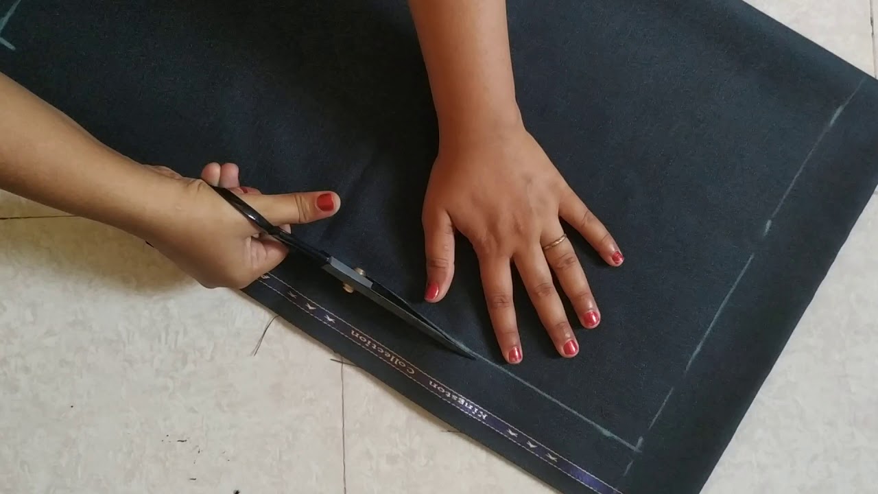 Bermuda pants cutting & stitching method, very easy . (Half pants)