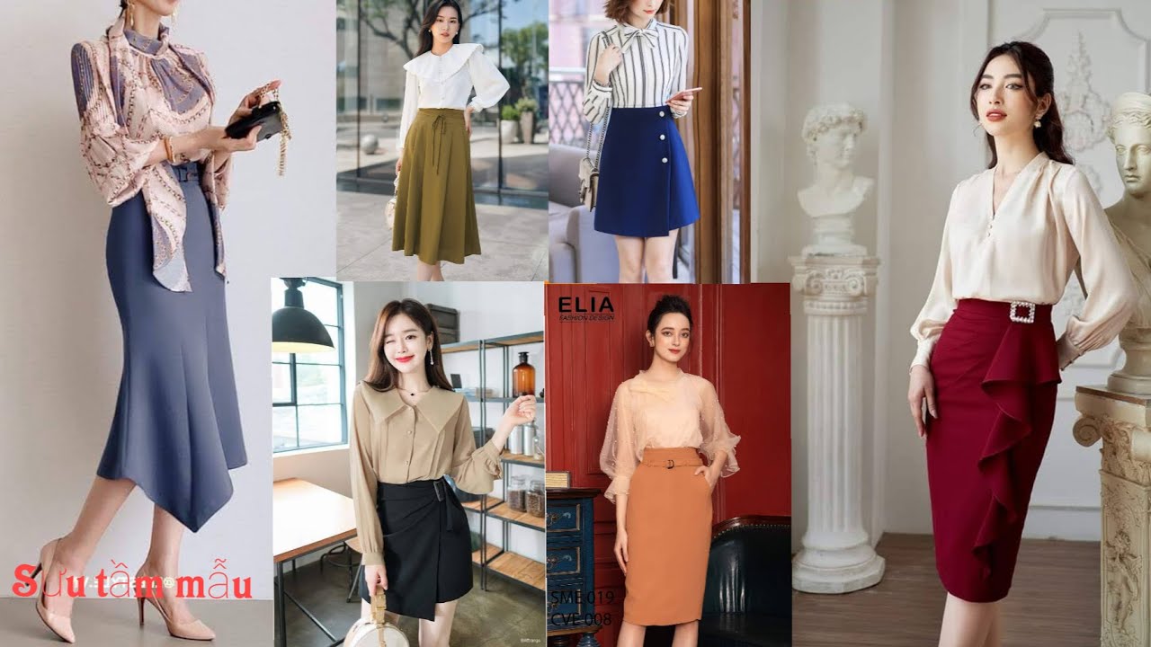 Sưu tầm các mẫu chân váy và áo lẻ