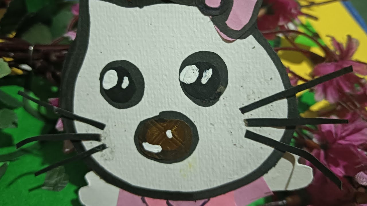 DIY  Fun Craft kitty❤️
