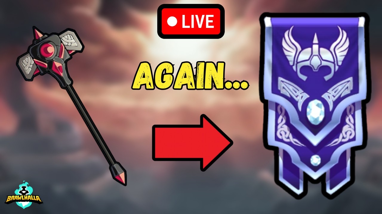 🔴 Brawlhalla Live - Hammer (Pain) to Diamond 🔴
