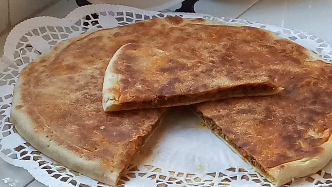 فطيرة روعة في المقلاة سهلة وبسيطة فكرة للعشاء