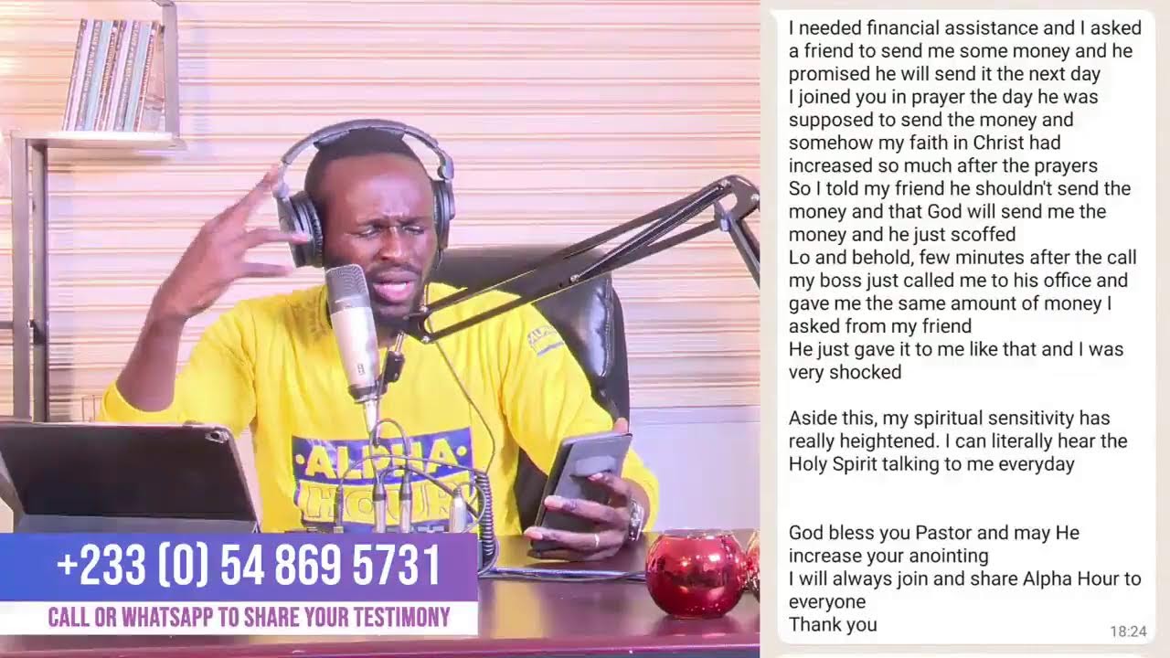 Pastor Elvis Agyemang Live Stream / ALPHA HOUR EPISODE 11