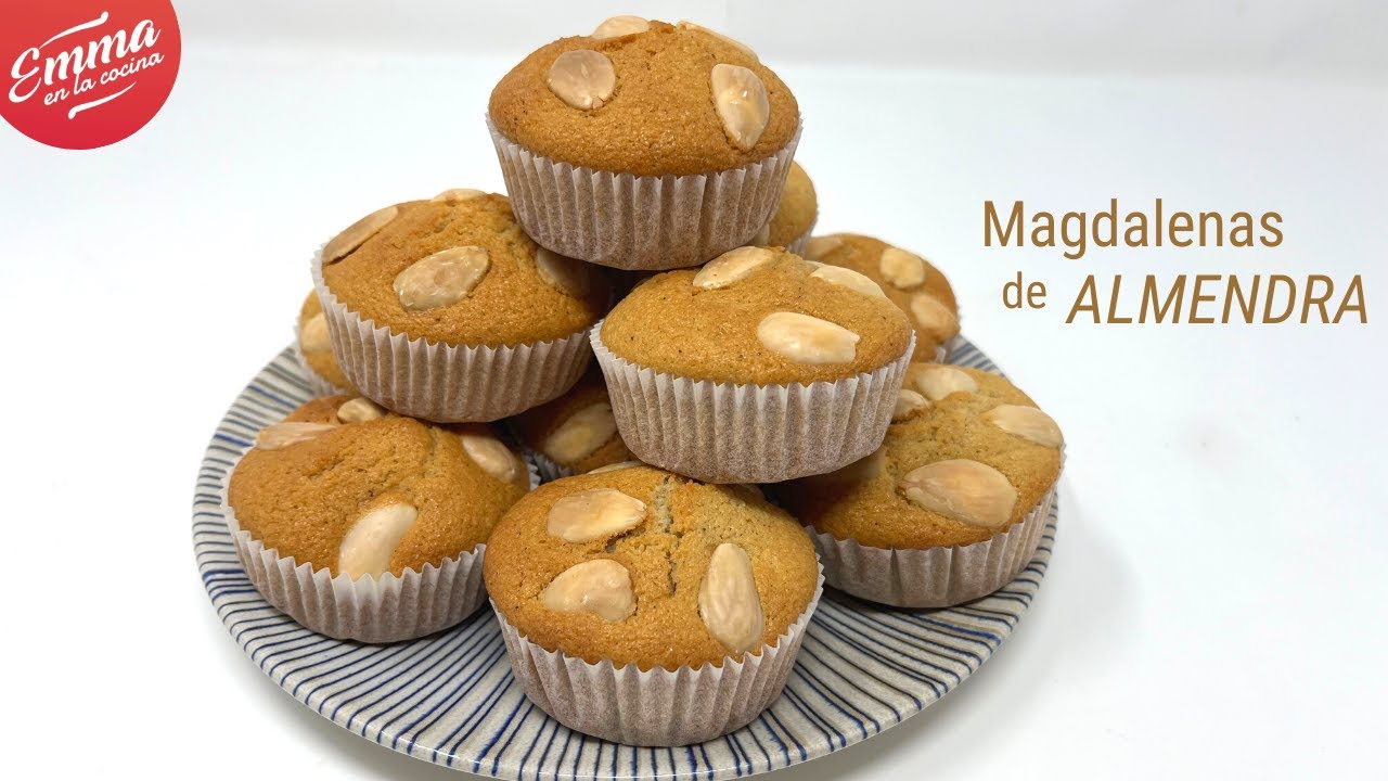 MAGDALENAS de ALMENDRA | Con canela