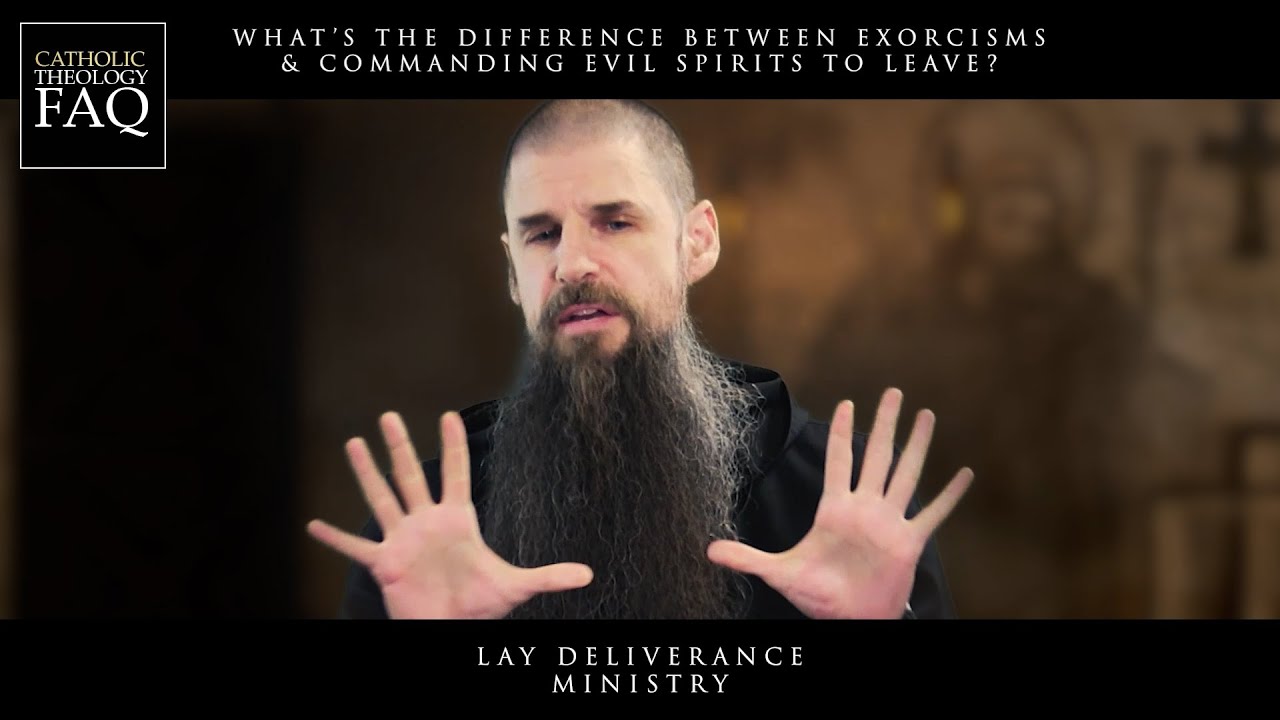 What's the difference between exorcisms and commanding evil spirits to leave?