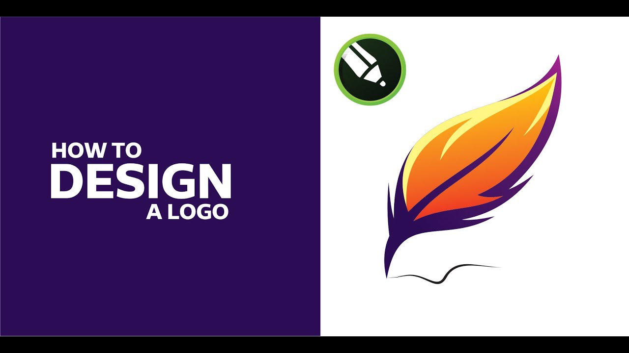 How do you draw a simple & Unique Logo Design - Coreldraw tutorial with Ahsan Sabri