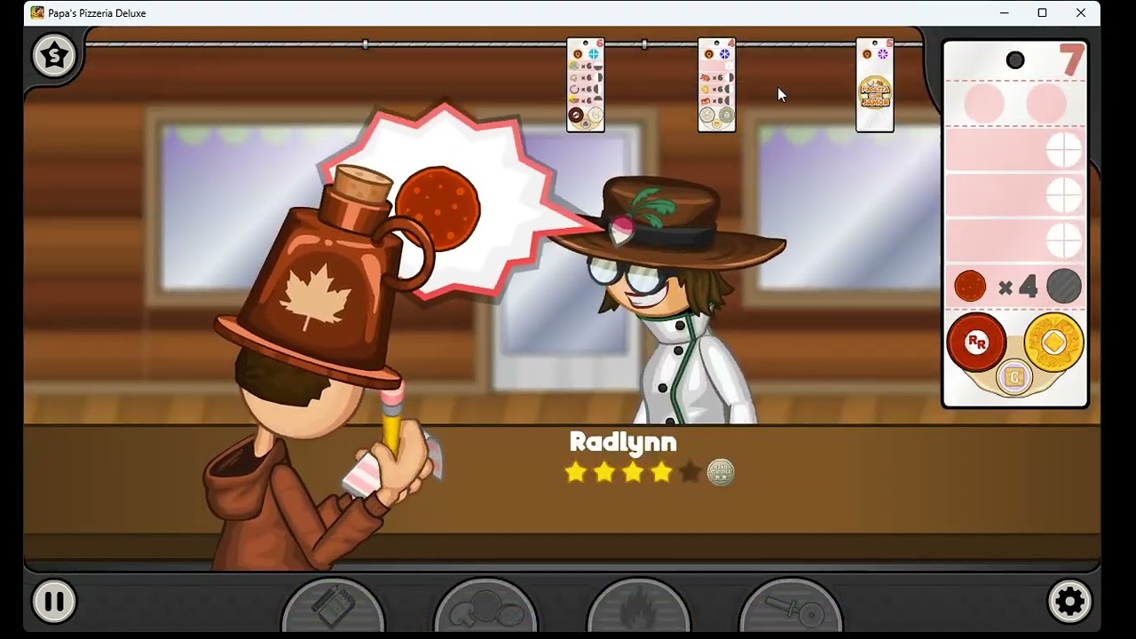 Papa's Pizzeria Deluxe: Day 102