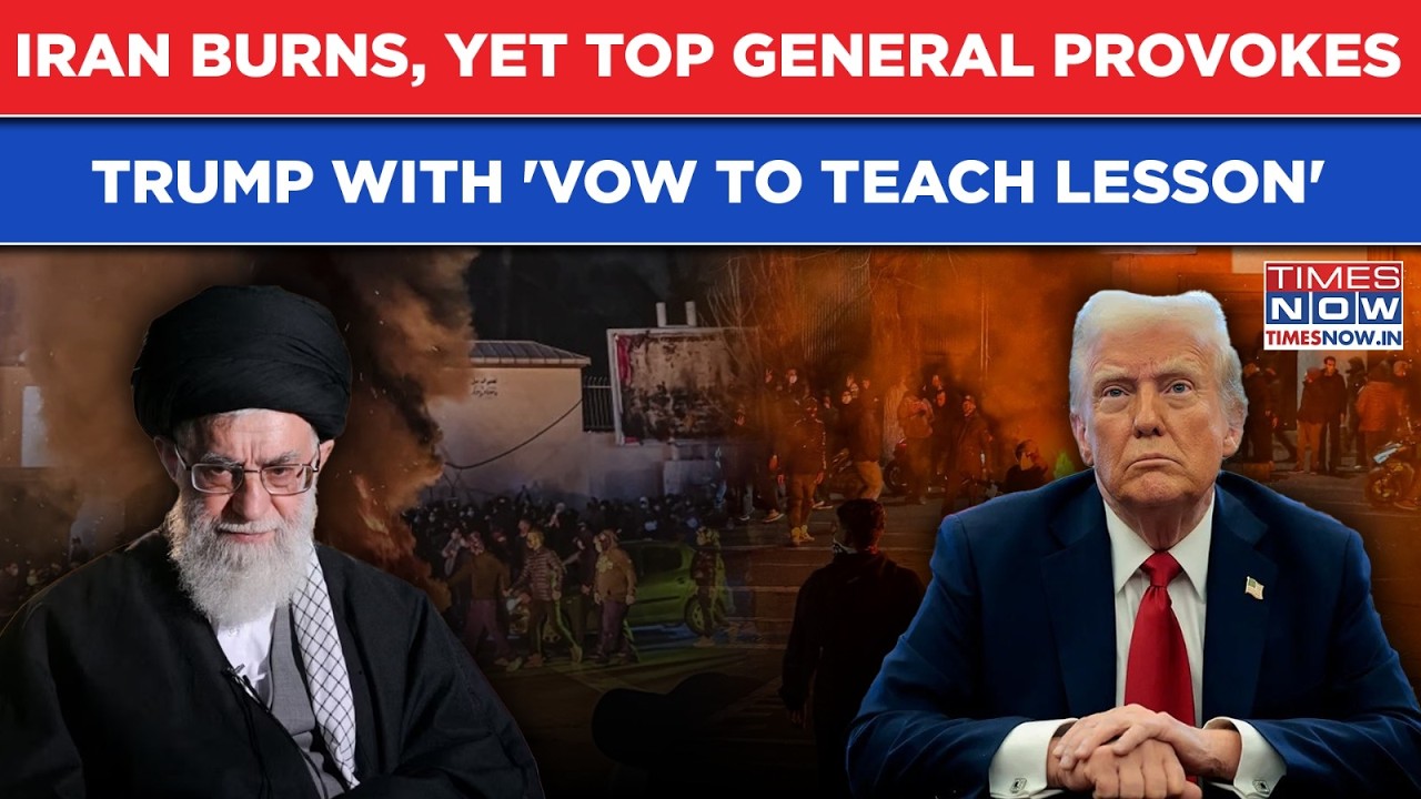 Iran Burns, But Khamenei's Top General Still Provokes Trump With Dangerous Vow To 'Teach US Lesson'