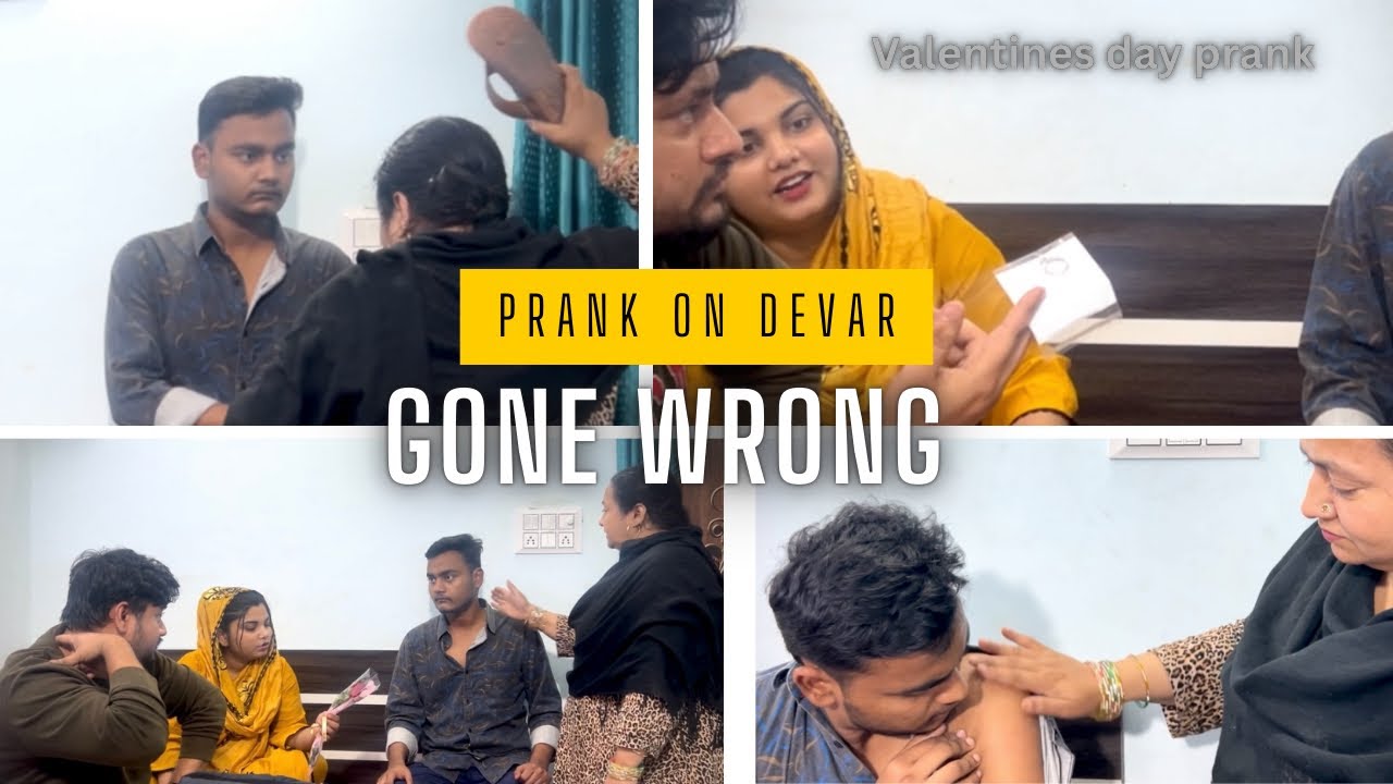 Valentine’s Day Prank on My Devar Gone WRONG 😱💔 | Emotional Reaction