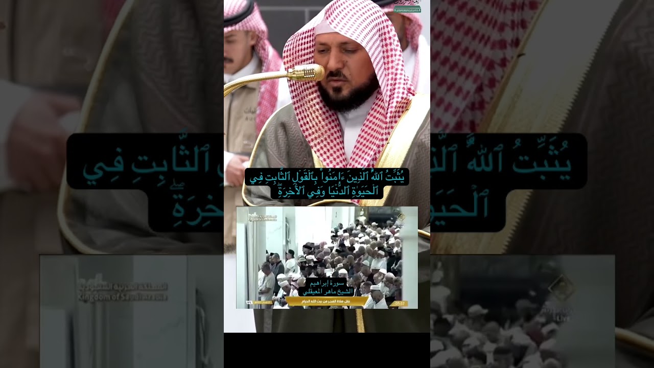ما تيسر من سورة إبراهيم الشيخ ماهر المعيقلي 