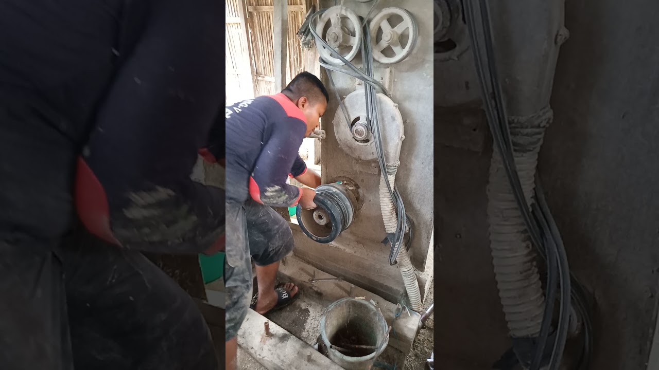 Pabrik SATAKE, cara membuka pemutih dan mengganti lahar induk atau lahar