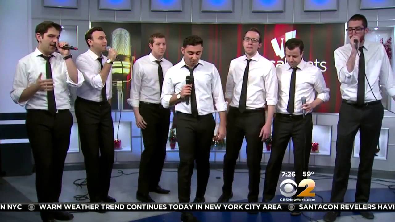 The Maccabeats Performe LIVE on WCBS TV Channel 2 New York