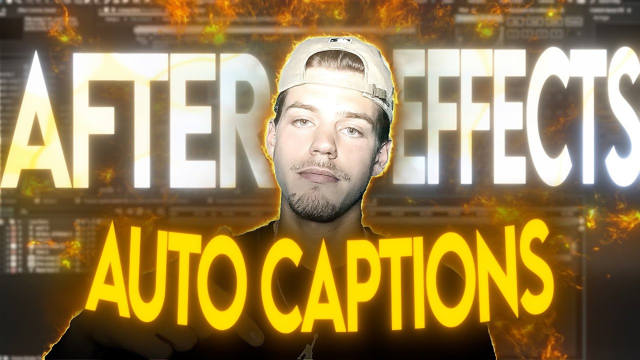 AUTO CAPTIONS in After Effects: Tutorial