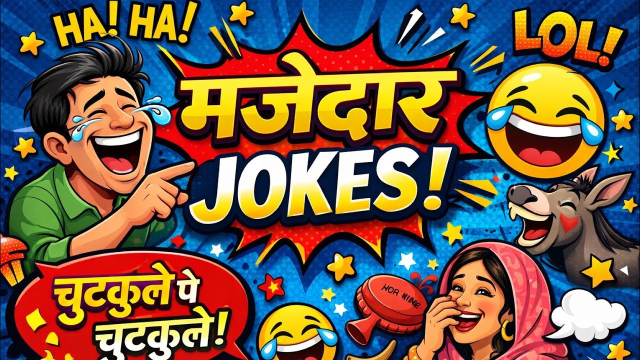 चुटकुले पे चुटकुले 🤣||Funny Jokes||मजेदार चुटकुले हिंदी 😂||Chutkule||Majedar chutkule||हिंदी चुटकुले
