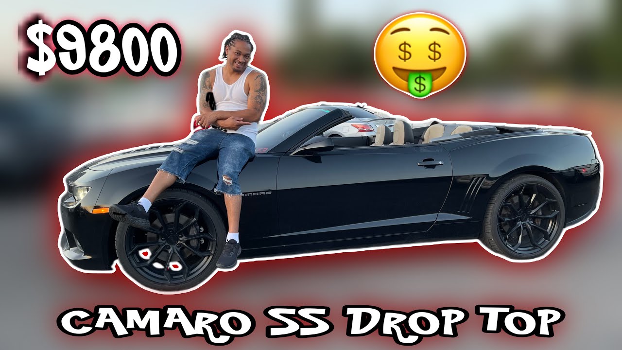 TAKING DELIVERY OF A DROPTOP CONVERTIBLE SS CAMARO