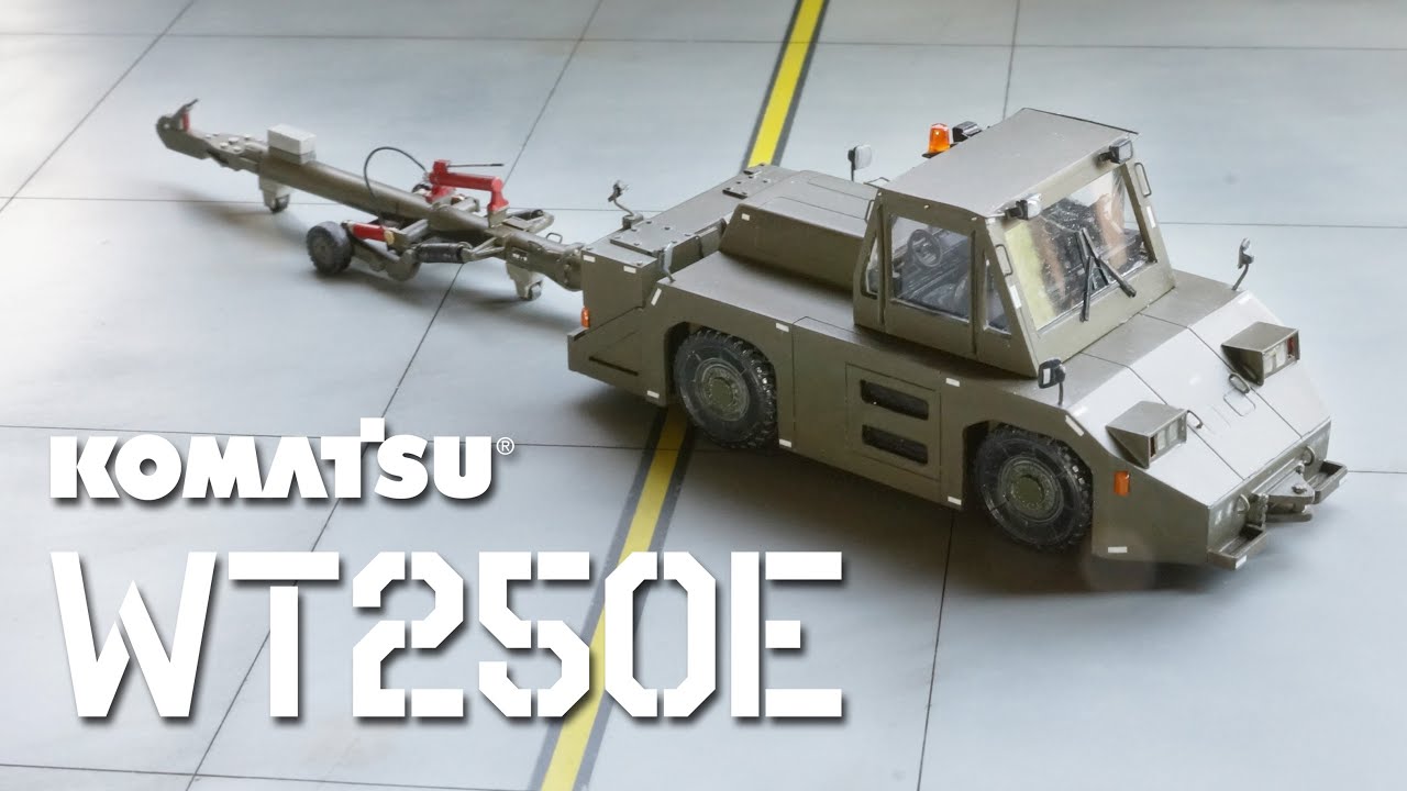 航空自衛隊 コマツ WT250E（トーイングカー ）スクラッチビルド　1/72