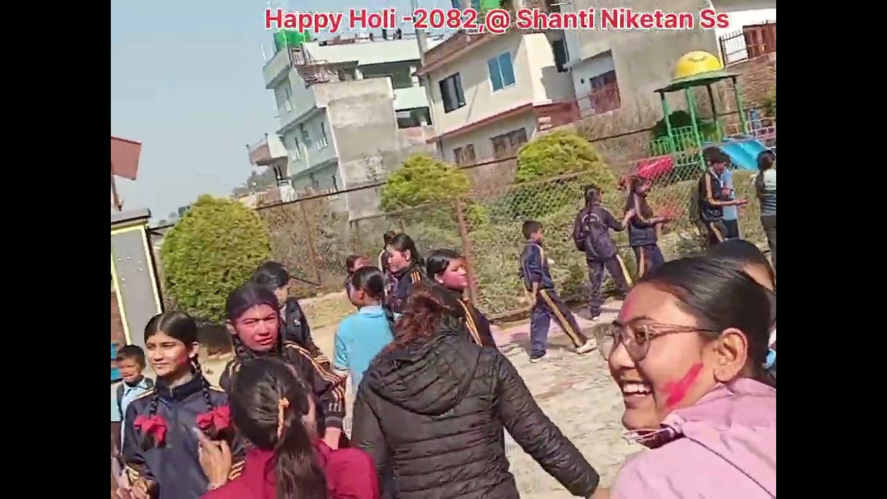 Holi.........@ Shanti Niketan SS ,Bhaktapur