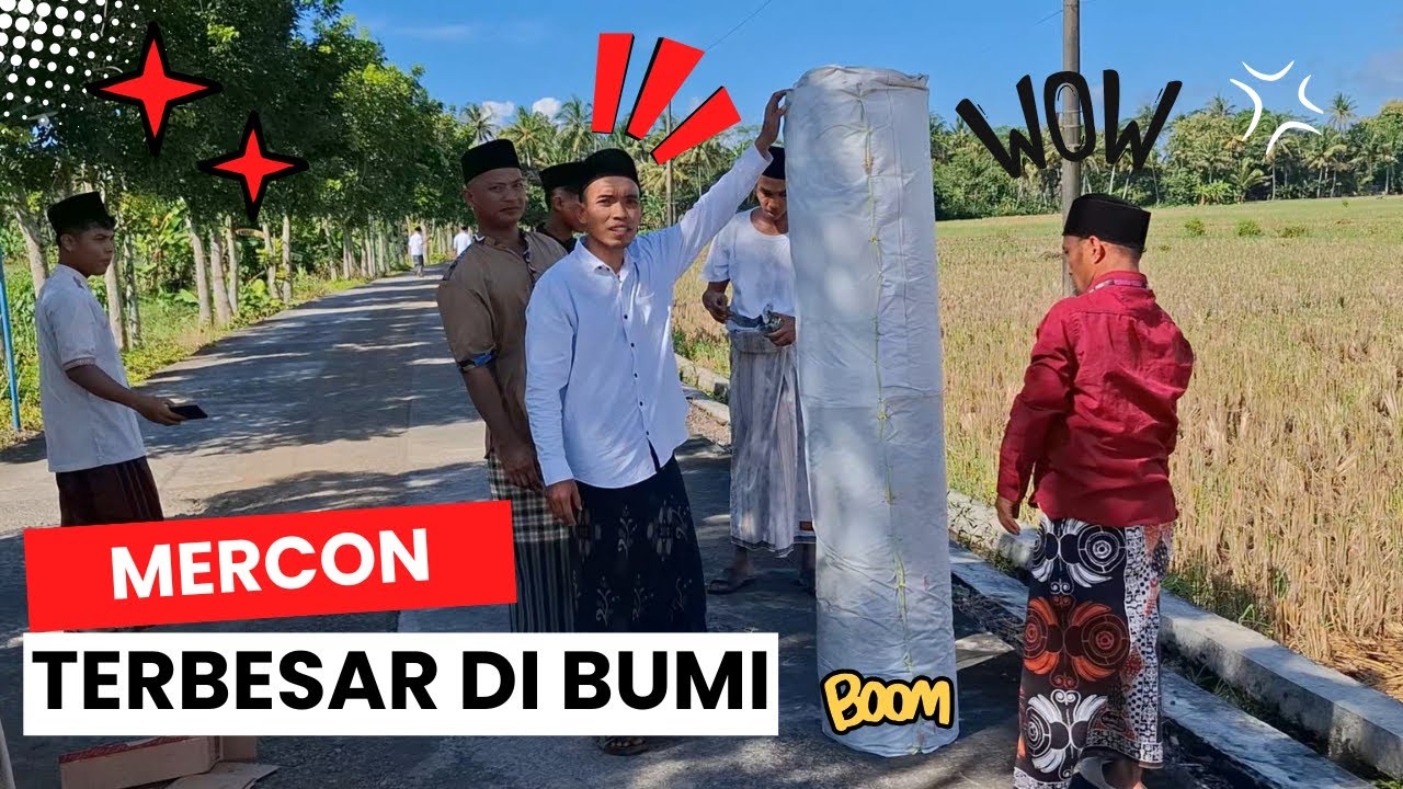 VIRAL!!, MERCON TERBESAR DI BUMI, TINGGINYA 2 METER. SPESIAL IDUL FITRI 1446 H