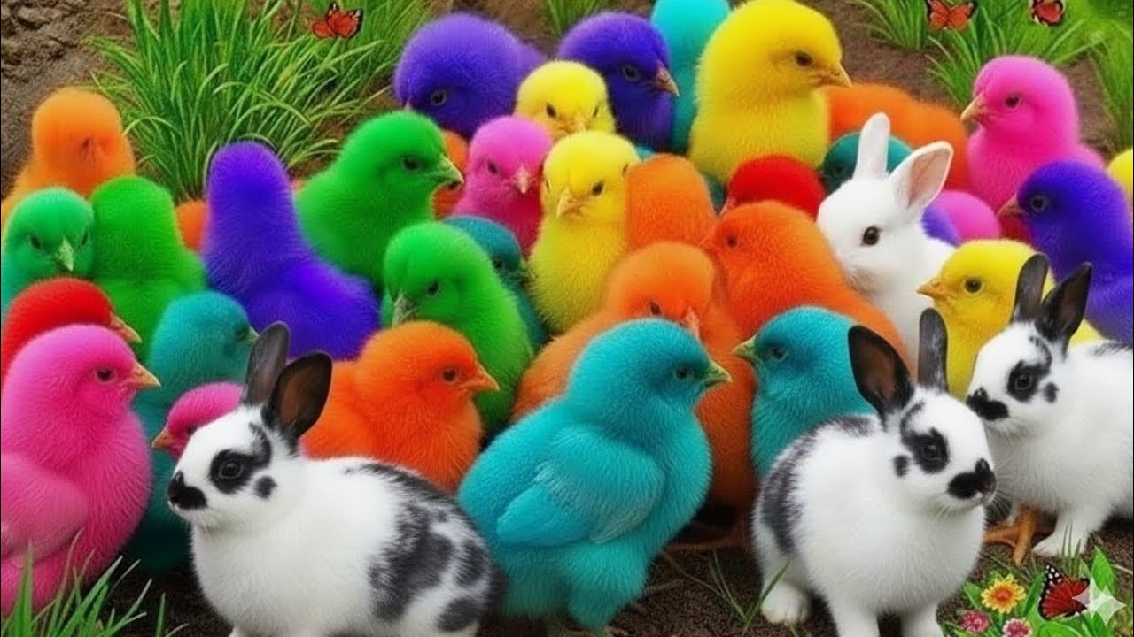 Tangkap Ayam Lucu, Ayam Warna Warni, Ayam Rainbow Gokil, Kelinci, Kucing Lucu, Bebek, Hewan Lucu