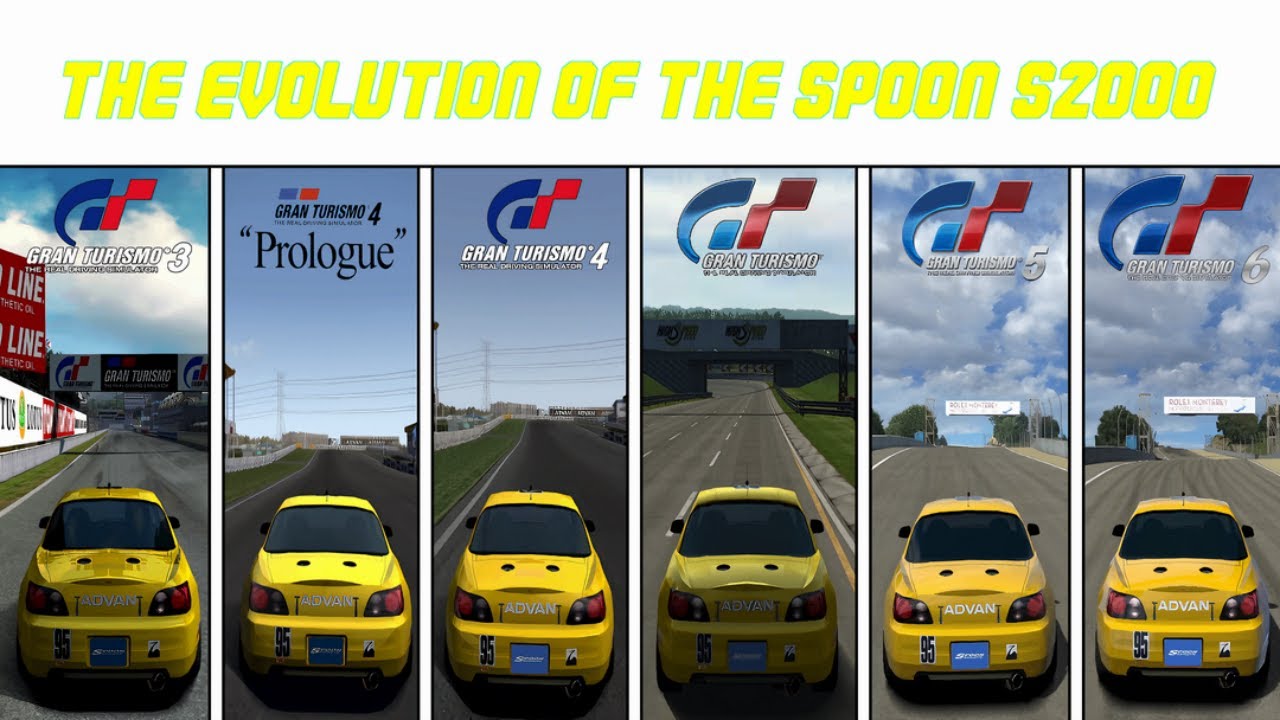 The Evolution Of The Spoon S2000 Race Car in Gran Turismo | GT3 - GT6