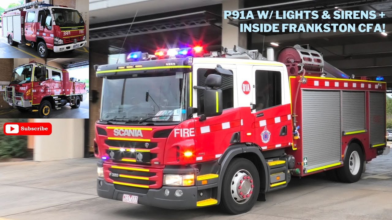 Inside The Station Ep. 18 | FS91 FRV Station & Frankston CFA [+ P91A Leaving W/ Lights & Sirens]