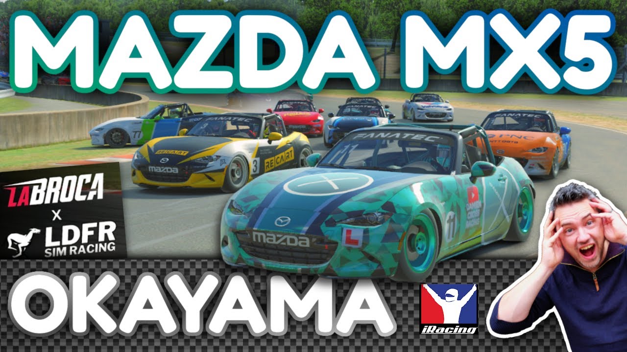 GREAT RACING! Wins are possible at Okayama in the La Broca x LDFR Community MX-5 races, so let's go!