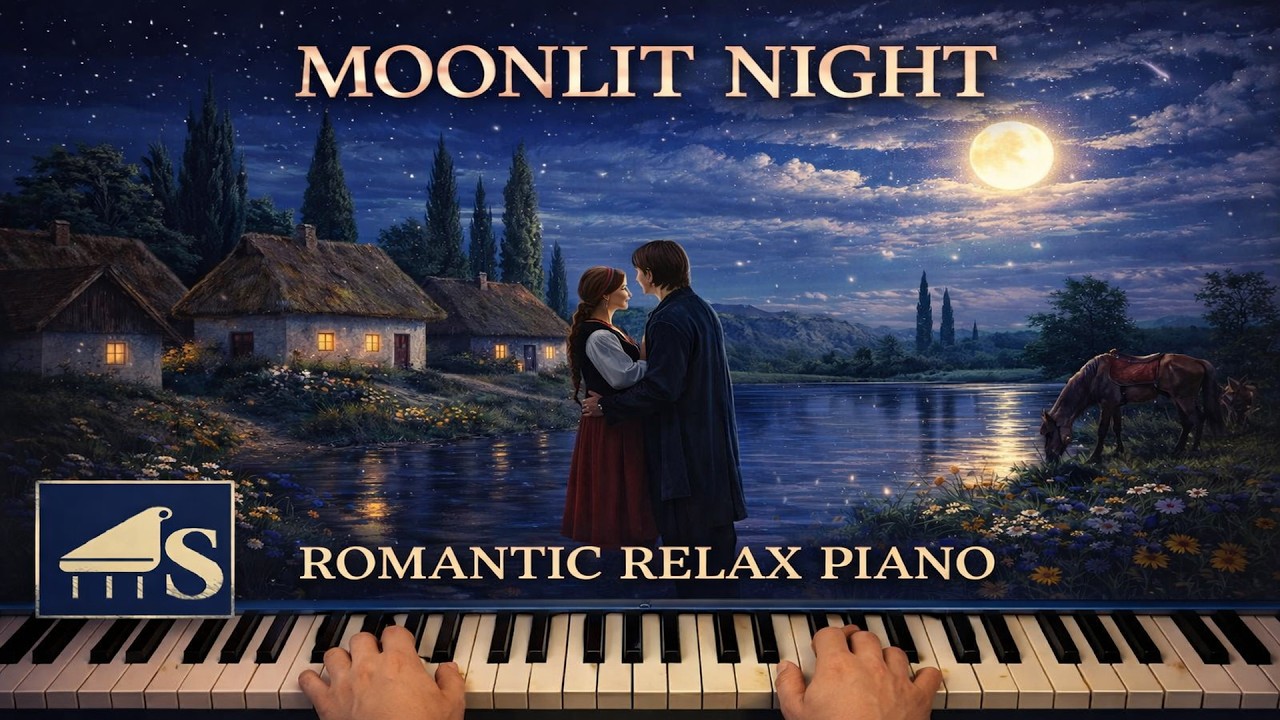 Moonlit Night - Ukrainian Folk Song (Lyrical Piano)