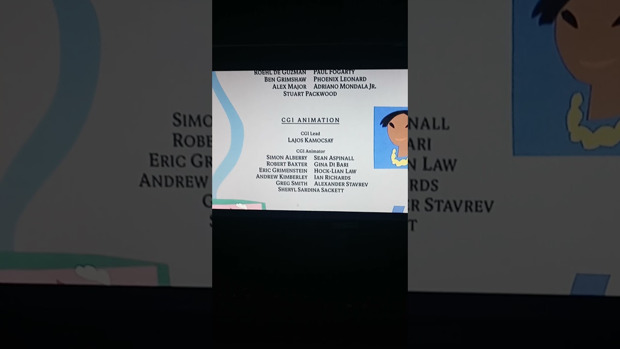 Movie End Credits #11: Lilo & Stitch 2: Stitch Has a Glitch