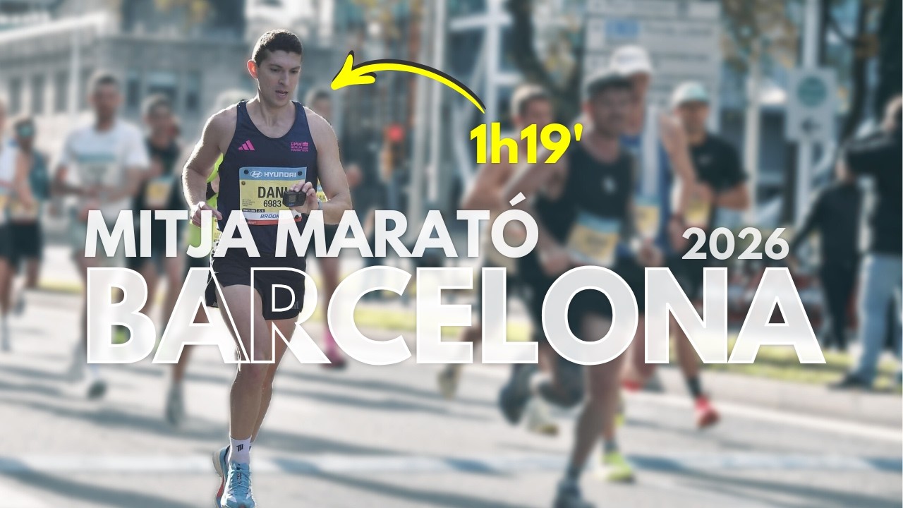 MEDIA MARATON BARCELONA 2026 || Marca personal en el circuito más rápido del mundo