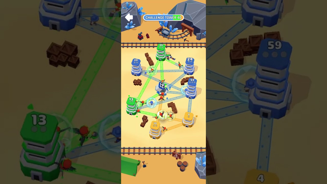 Level 39-40-41 victory 🤩 New Update 2.0 – Challenge Tower| #towerwarchallenge #towerwar #towermaster