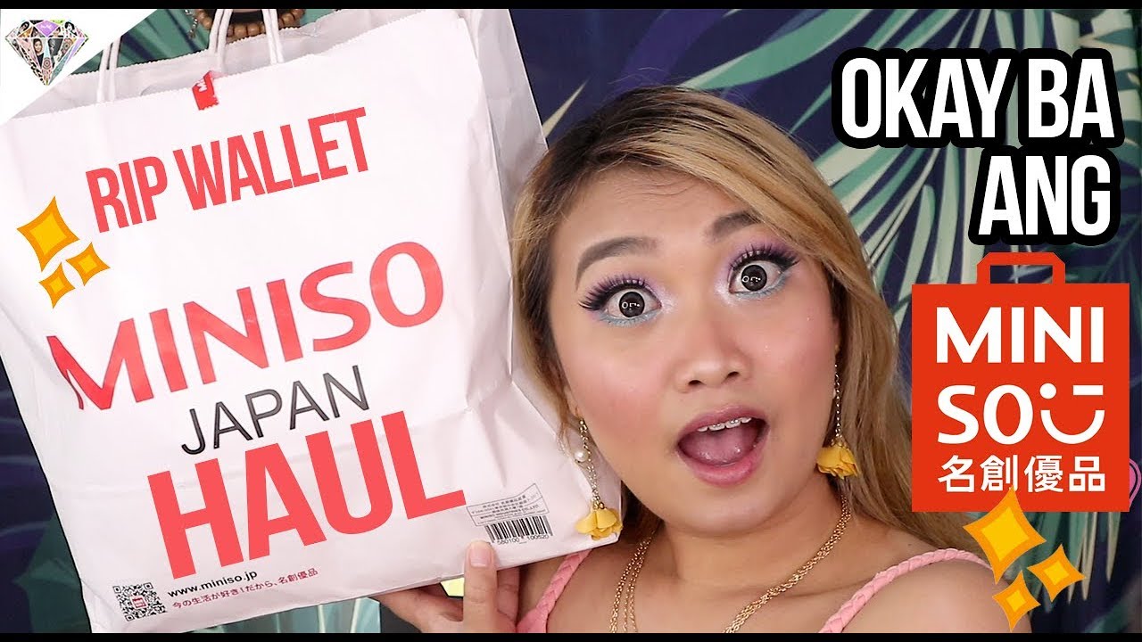 HUGE MINISO MAKEUP HAUL | Okay ba ang makeup sa Mini-so? | Mae Layug 2018