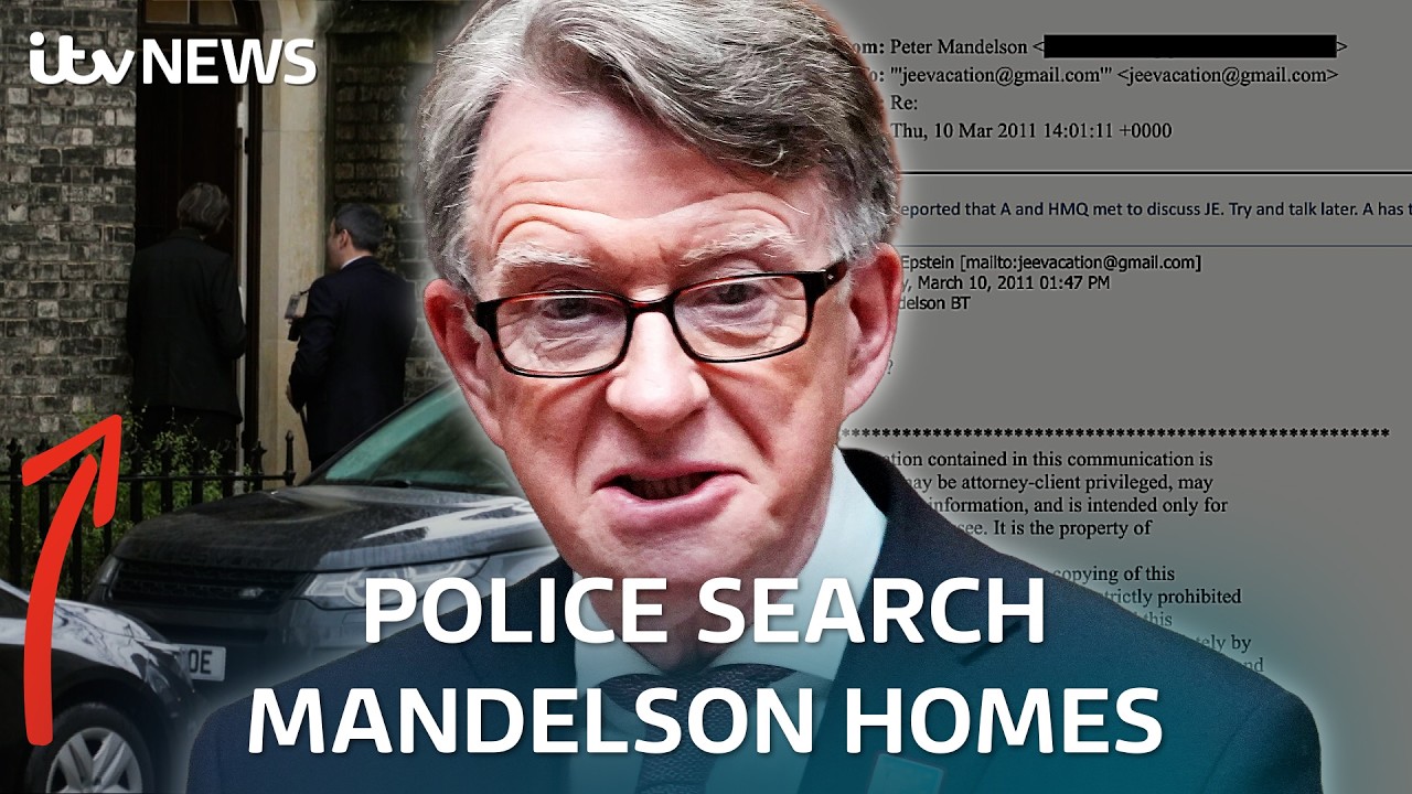 Epstein Files: Why have the police now searched Peter Mandelson's homes? | ITV News