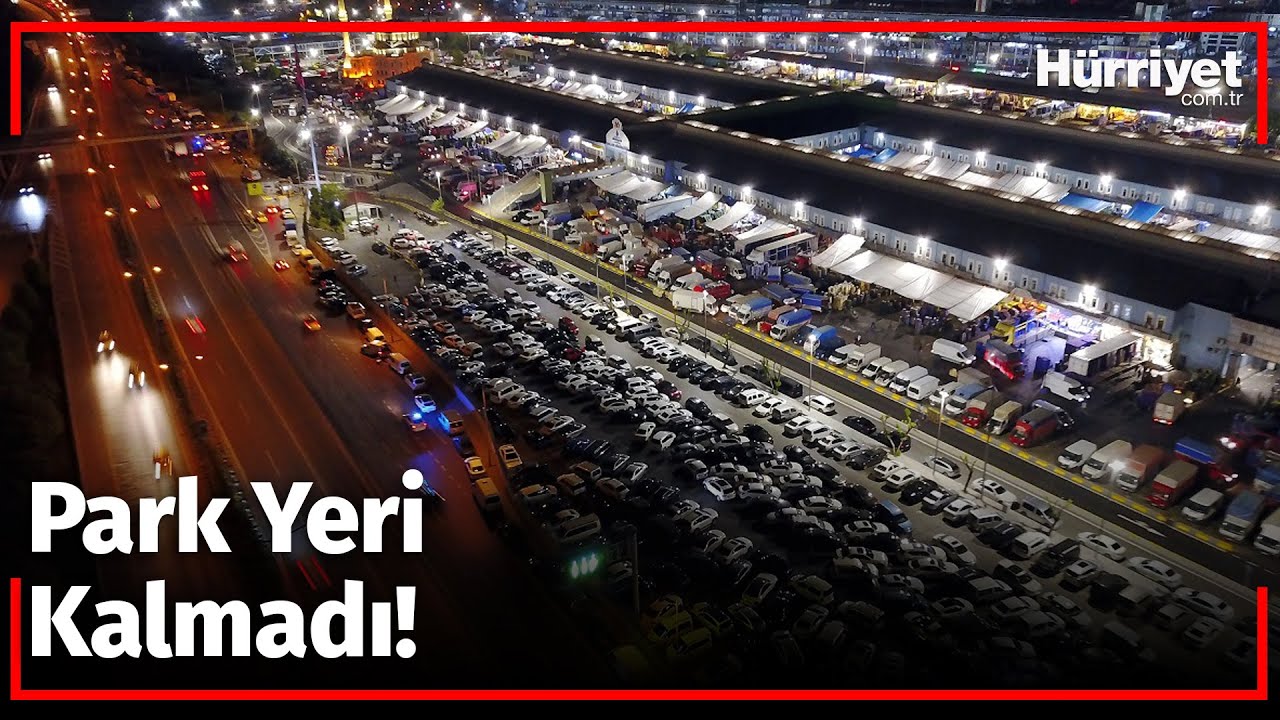 İstanbul Bayrampaşa Hali'nde Gece Yoğunluğu! Pazarcılar Akın Etti