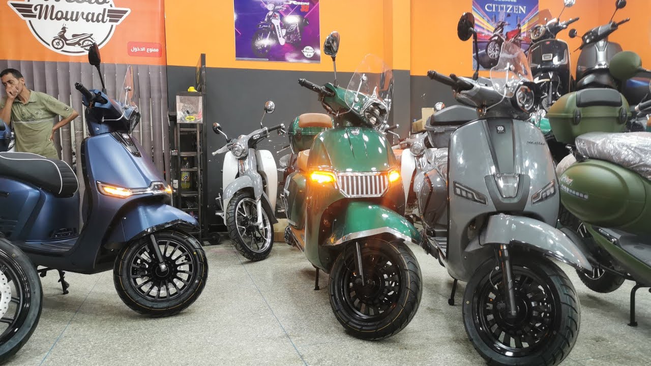 Новый визит в магазин #motomourad в Сале и новое открытие: #скутеры #BECANE #VESTA #MATTEO #R9 #N...