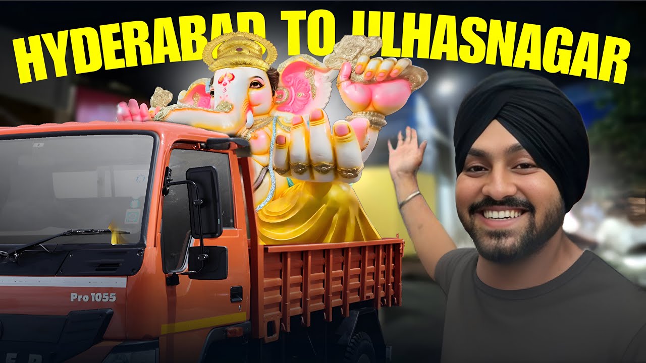 Hyderabad Se Aayi Bappa Ki Murti Pehli Baar Mumbai (Ulhasnagar) Mein😍MM Group Ganpati Aagman 2025❤️