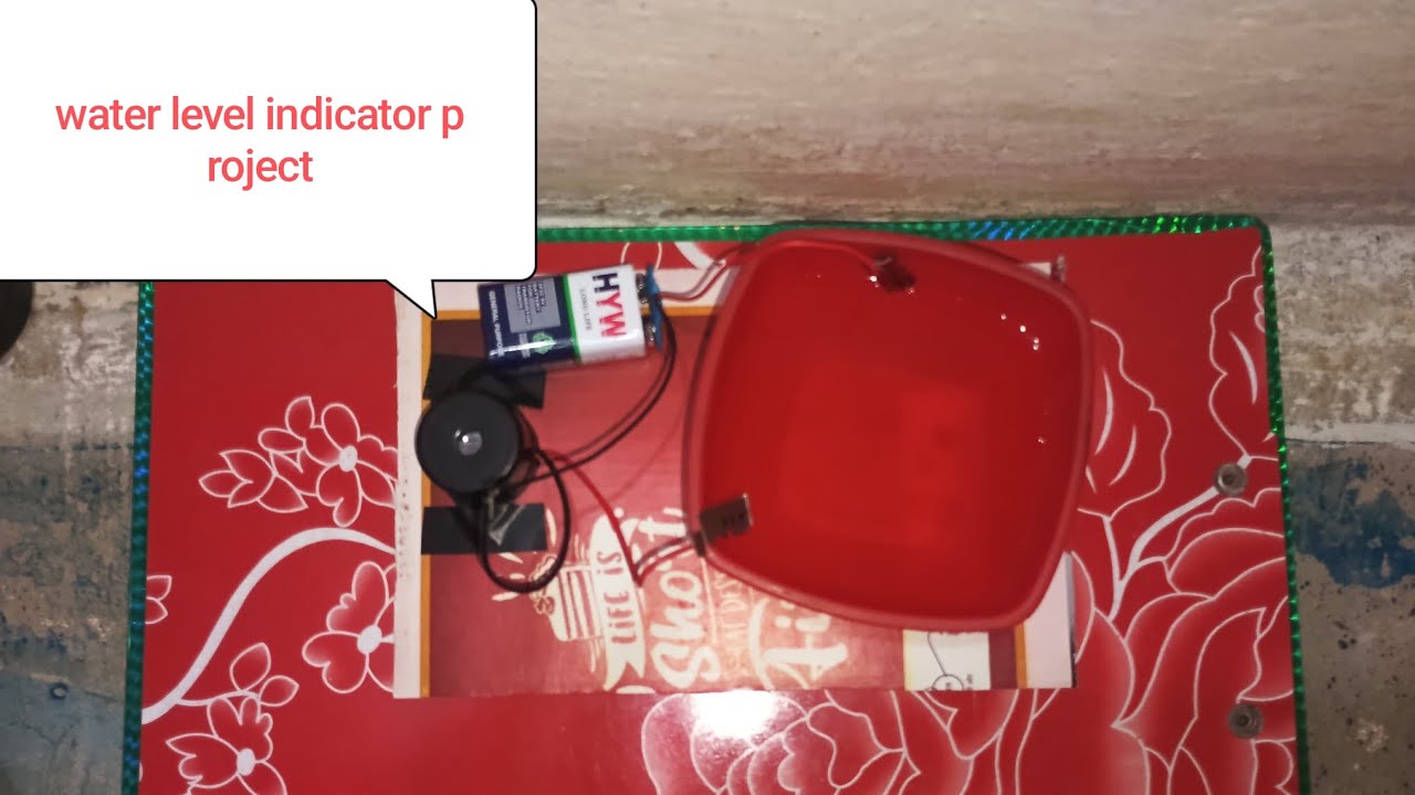 Water level indicator project । water level indicator science project I water level indicator alarm