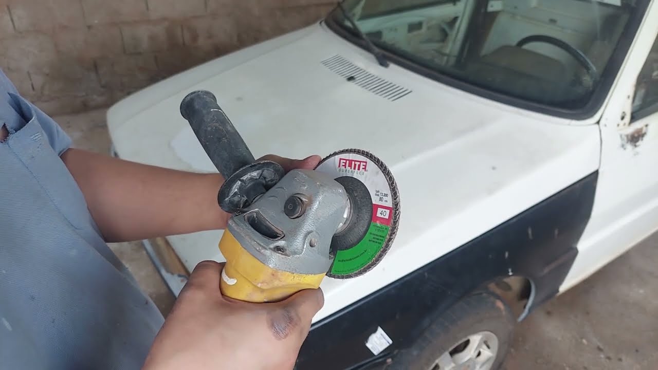 COMO PINTAR UM CARRO EM CASA PASSO A PASSO - FIORINO 1995