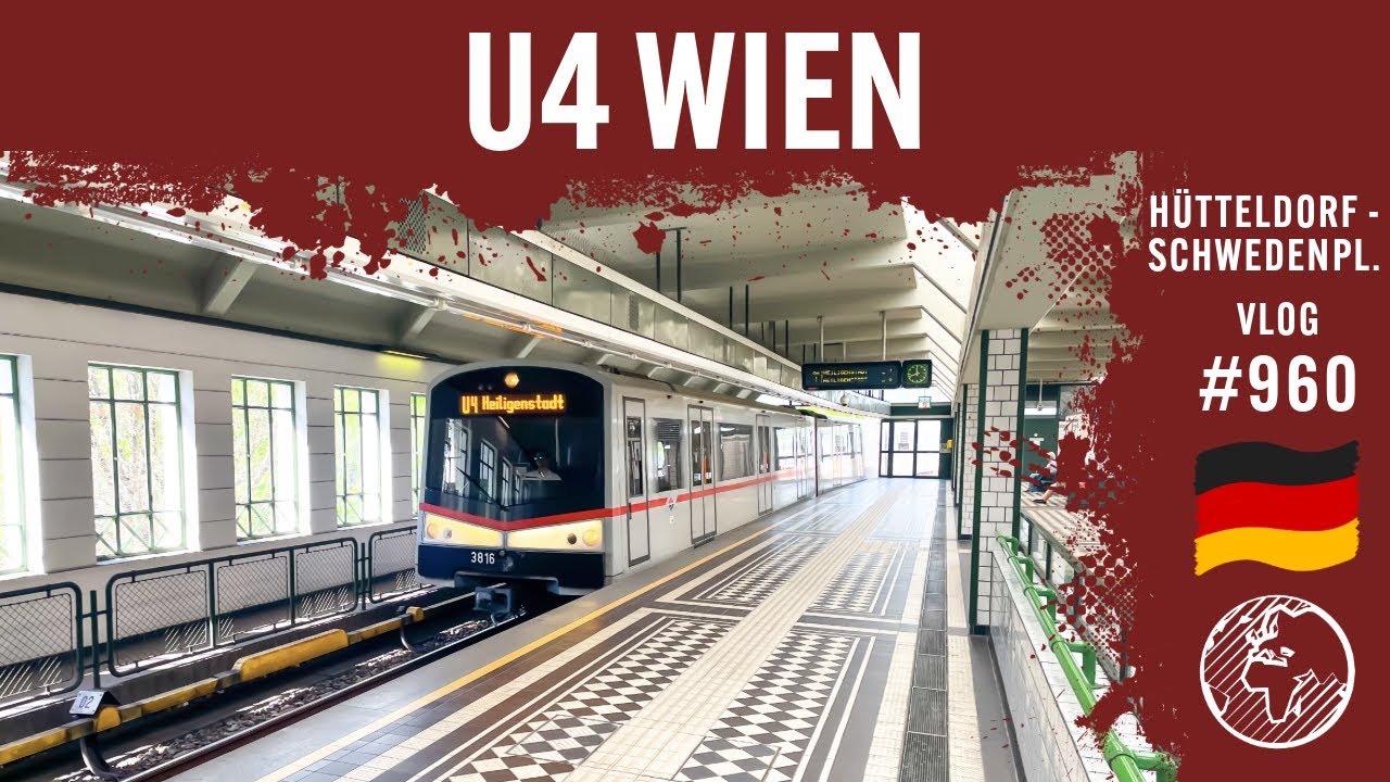 Die U4 in Wien | TripReport | Vlog 960