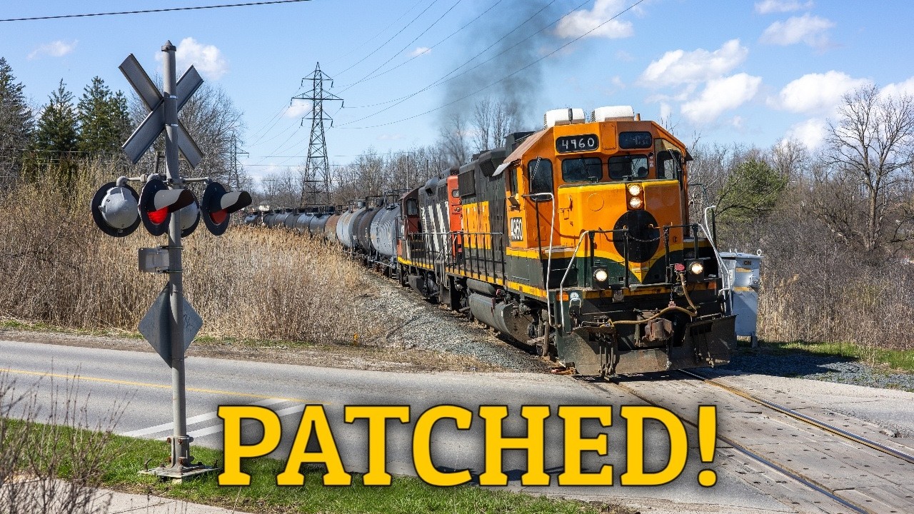 PATCHED! EX-BNSF on the Historic Talbot Spur!