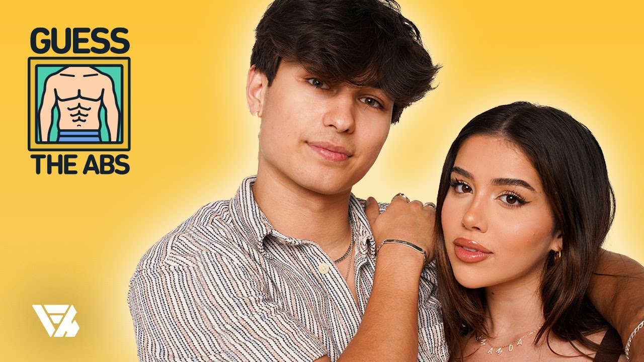 TikTok Couple Amanda Diaz & Kio Cyr Guess Celebrities & Influencers By Their Abs!