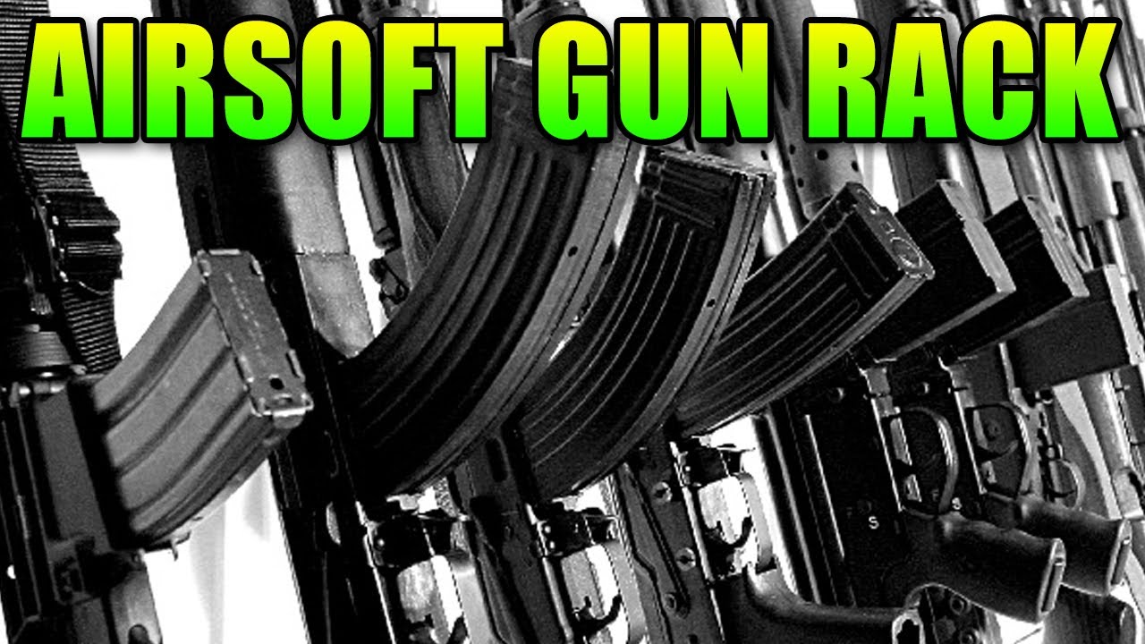 LevelCap's Airsoft Gun Collection (Gun Rack)