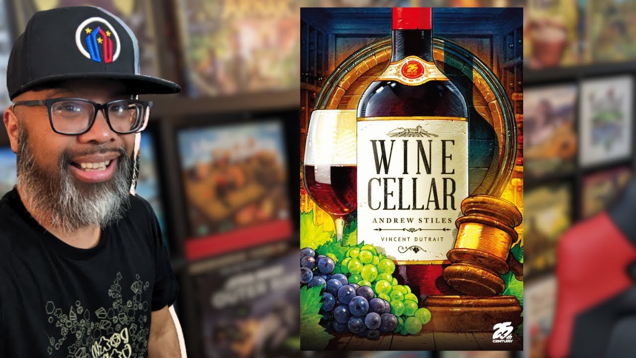 Wine Cellar: Bidding On and Collecting Wine! (Solo Play Through)
