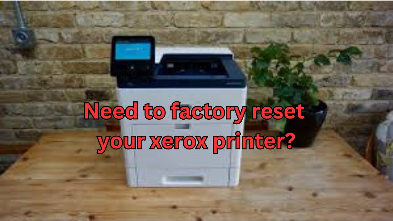Factory Reset Your Work Centre 6515 and Versalink! | Tech how to