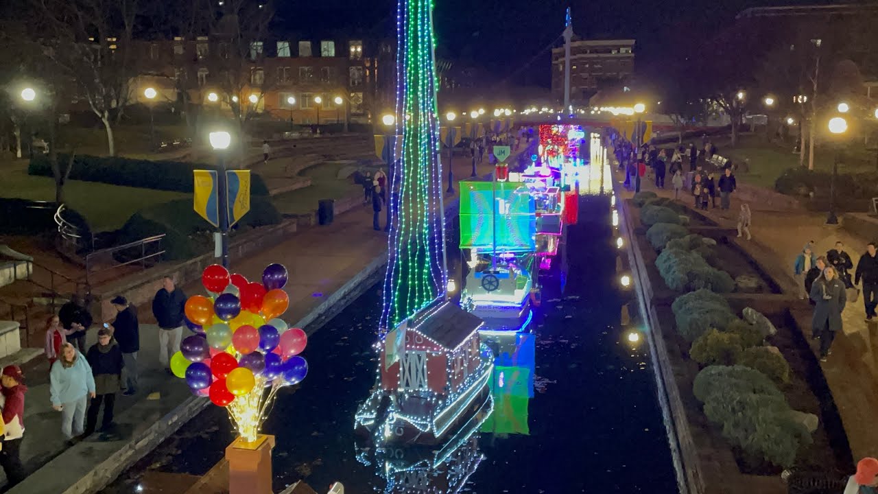 A Quick Walking Tour of Downtown Frederick & Lighted Sailboats ⛵️ on Carroll Creek | Sunday 12/29/24
