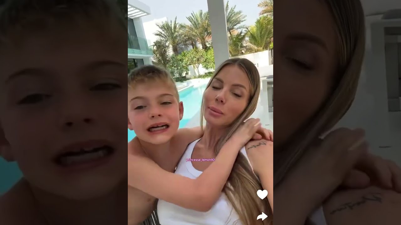 Jessica Thivenin et ses enfants, Thibault Garcia à la plage 