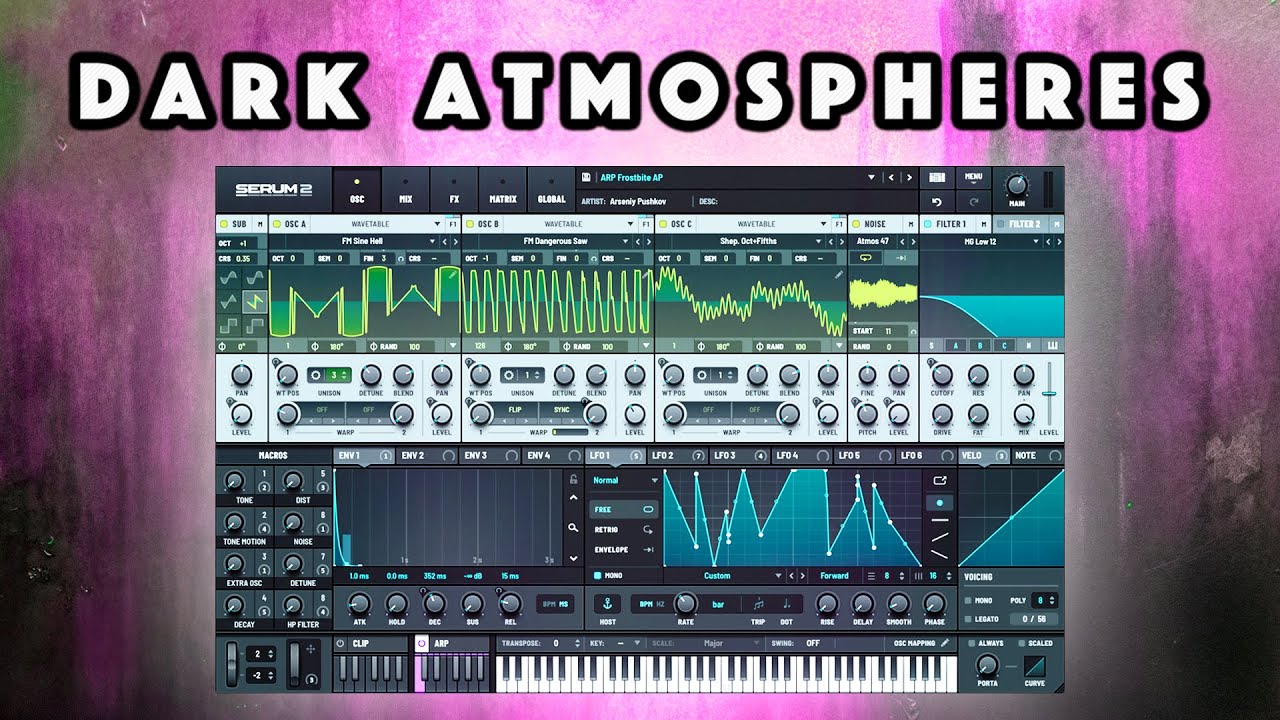 Xfer Serum 2 50 Presets: Dark Textures & Drones. Sound Demo