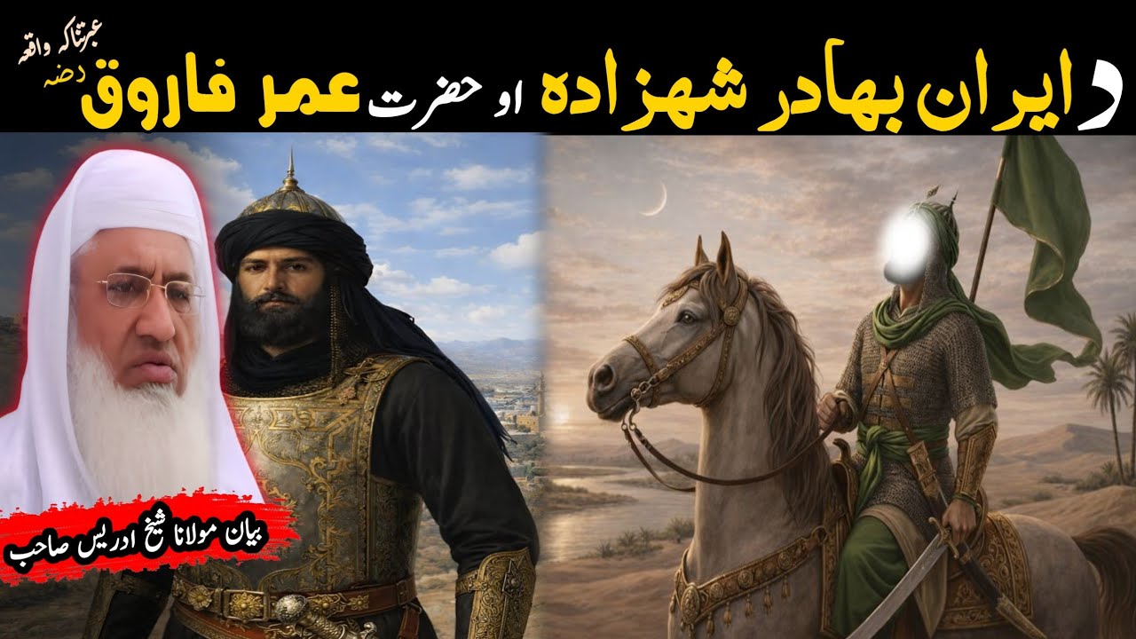 Pashto Bayan/Hazrat Umar Farooq rz waqia/Molana Skhikh Idress shahib/حضرت عمر فاروق رضہ واقعہ 