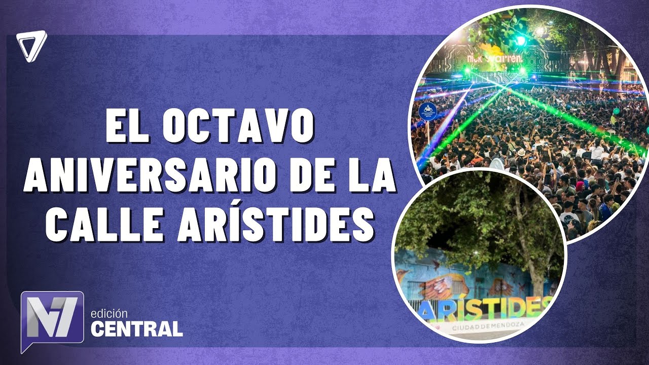 La calle Aristides celebra ocho años de su remodelación