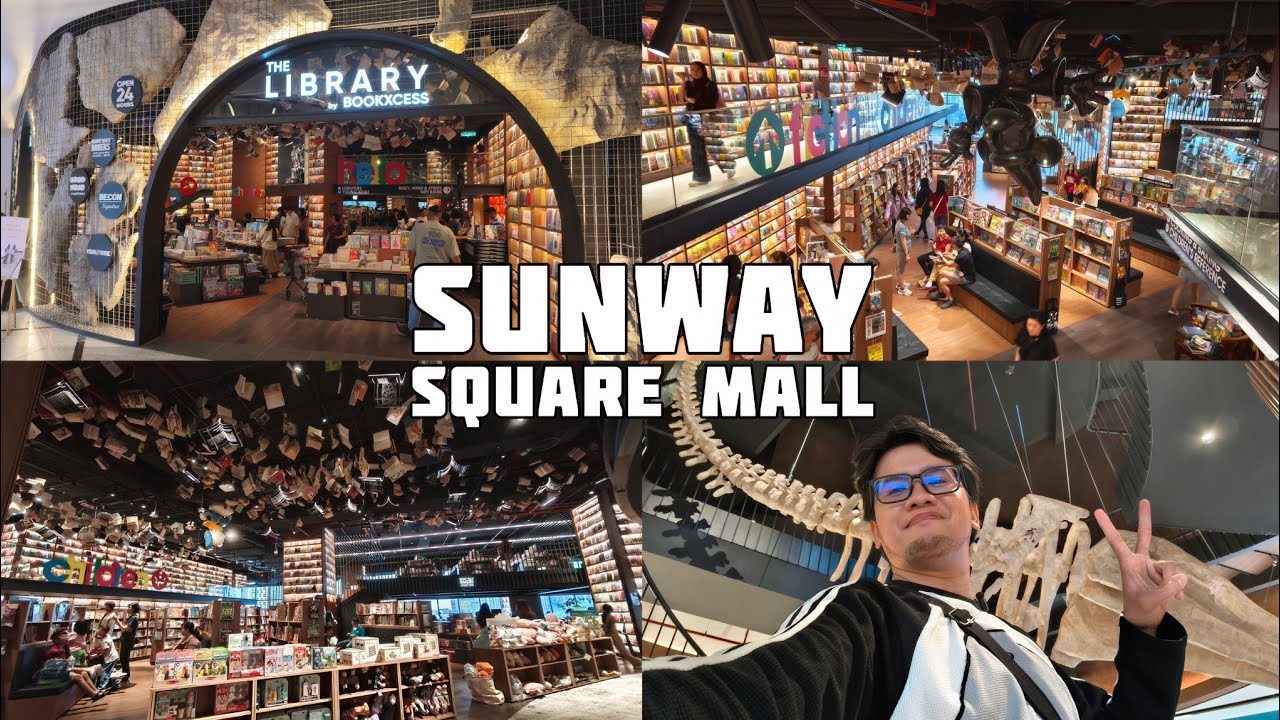 📚🎒 Full Tour Sunway Square Mall & The Library by BookXcess (24 Jam) 