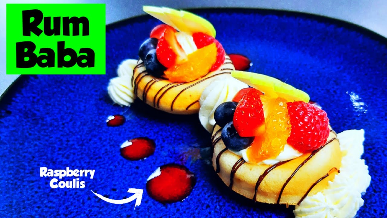 Rum Baba (Savarin) - Making and Plating - baking for beginners